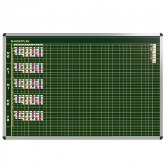 Klassen-Plantafel, 10 Stunden Mo-Fr, für 40 Klassen, 103x177 cm, Klassen-Plantafel, 10 Stunden Mo-Fr, für 40 Klassen, 103x177 cm,